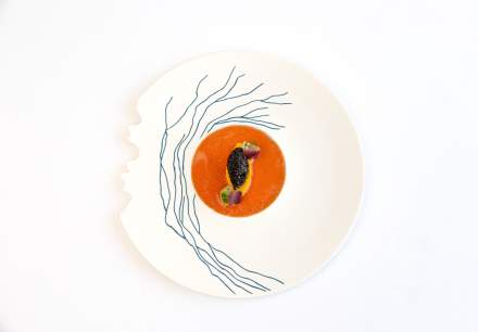 Plat du Chef Christophe HAY au Restaurant gastronomique à Blois Fleur de Loire