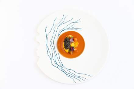 Plat du Chef Christophe HAY au Restaurant gastronomique à Blois Fleur de Loire