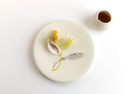 Dessert du Chef Christophe HAY au Restaurant gastronomique à Blois Fleur de Loire