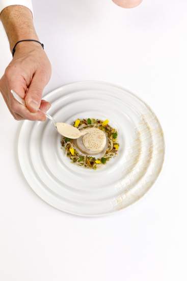 Plat du Chef Christophe HAY au Restaurant gastronomique à Blois Fleur de Loire